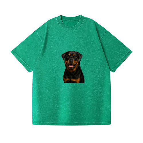 Rottweiler Powerful Guardian Vintage T-shirt