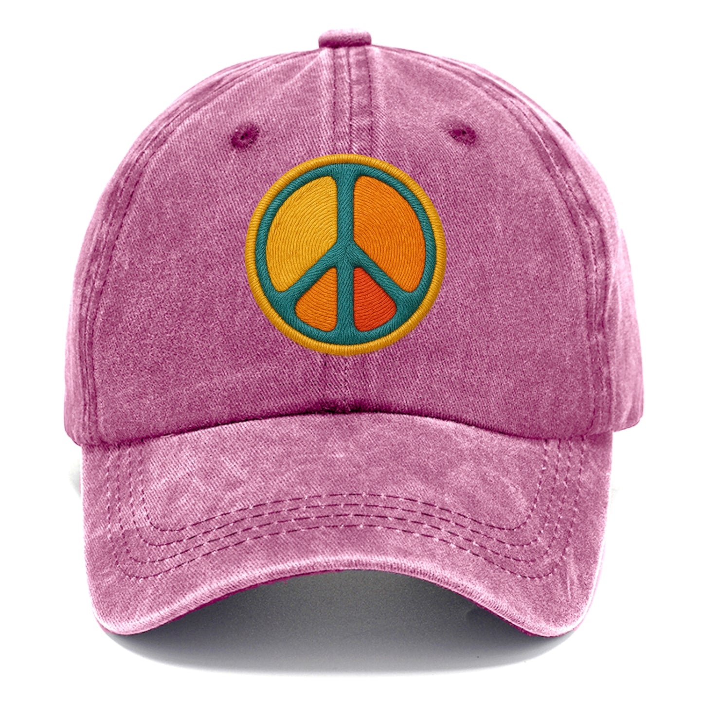 golden peace embroidered Hat