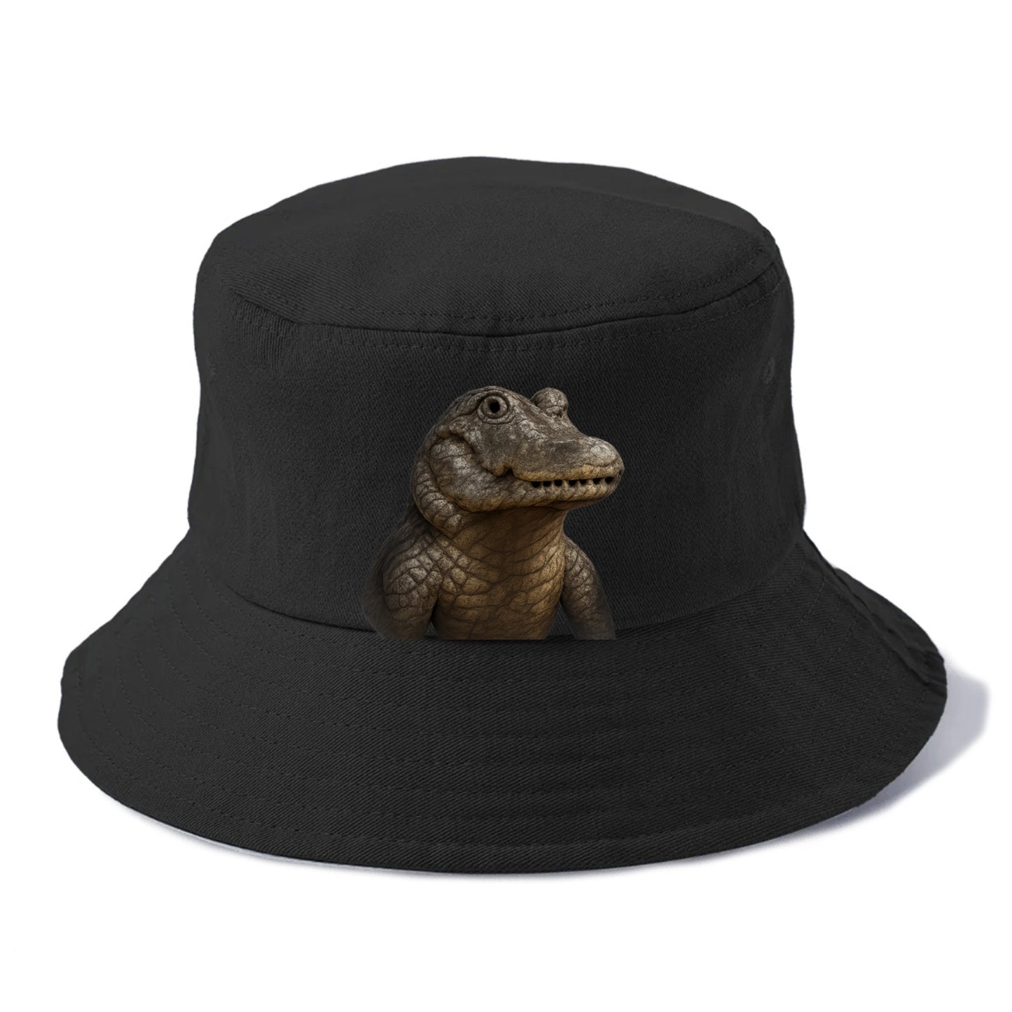 alligator portrait design Hat