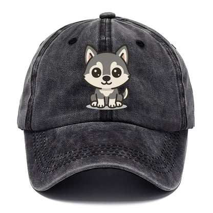noble-siberian-husky-adventurer Hat