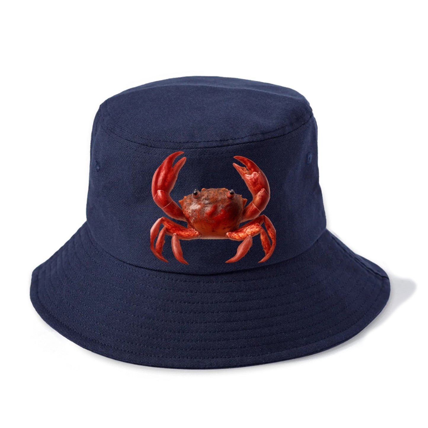 crab portrait design Hat