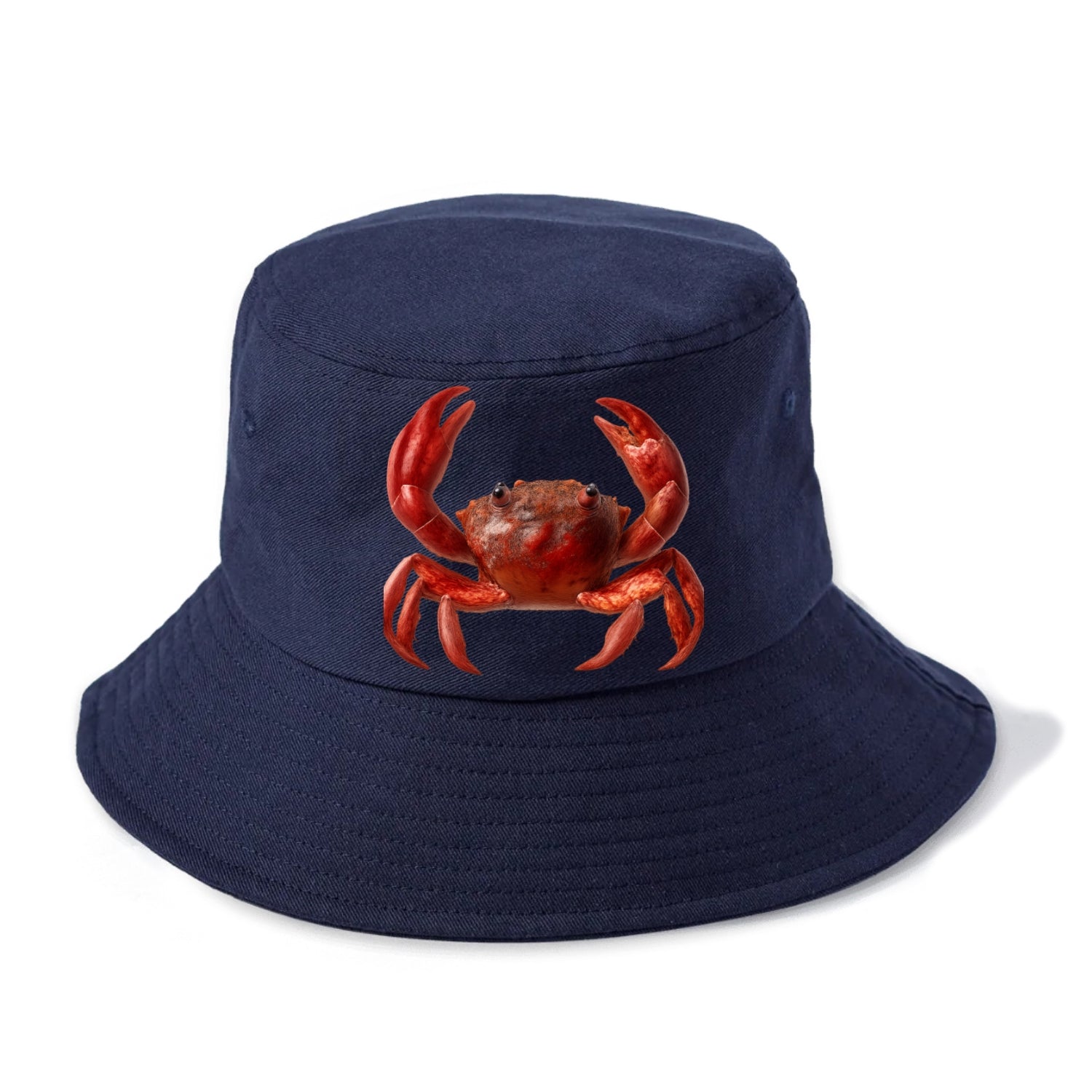 crab portrait design Hat