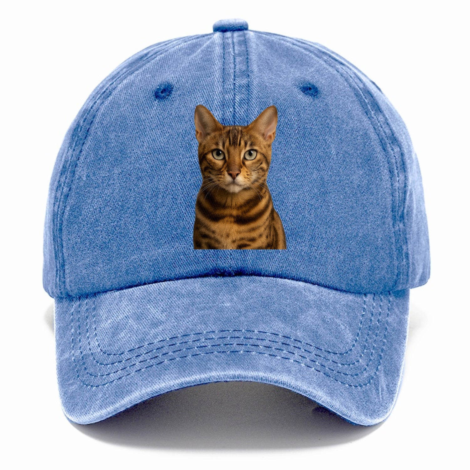 bengal cat portrait design Hat