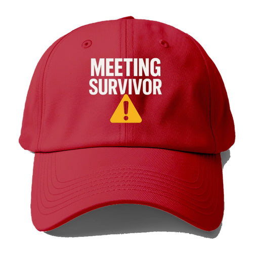 Meeting Survivor Baseball Cap