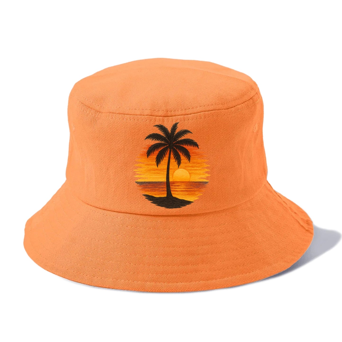 sunset palms paradise Hat