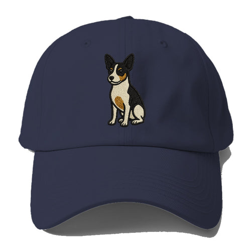 Rat Terrier Tri Color Pose Baseball Cap