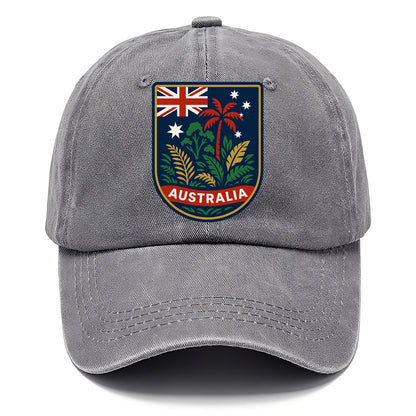 Australian Travel Badge Hat