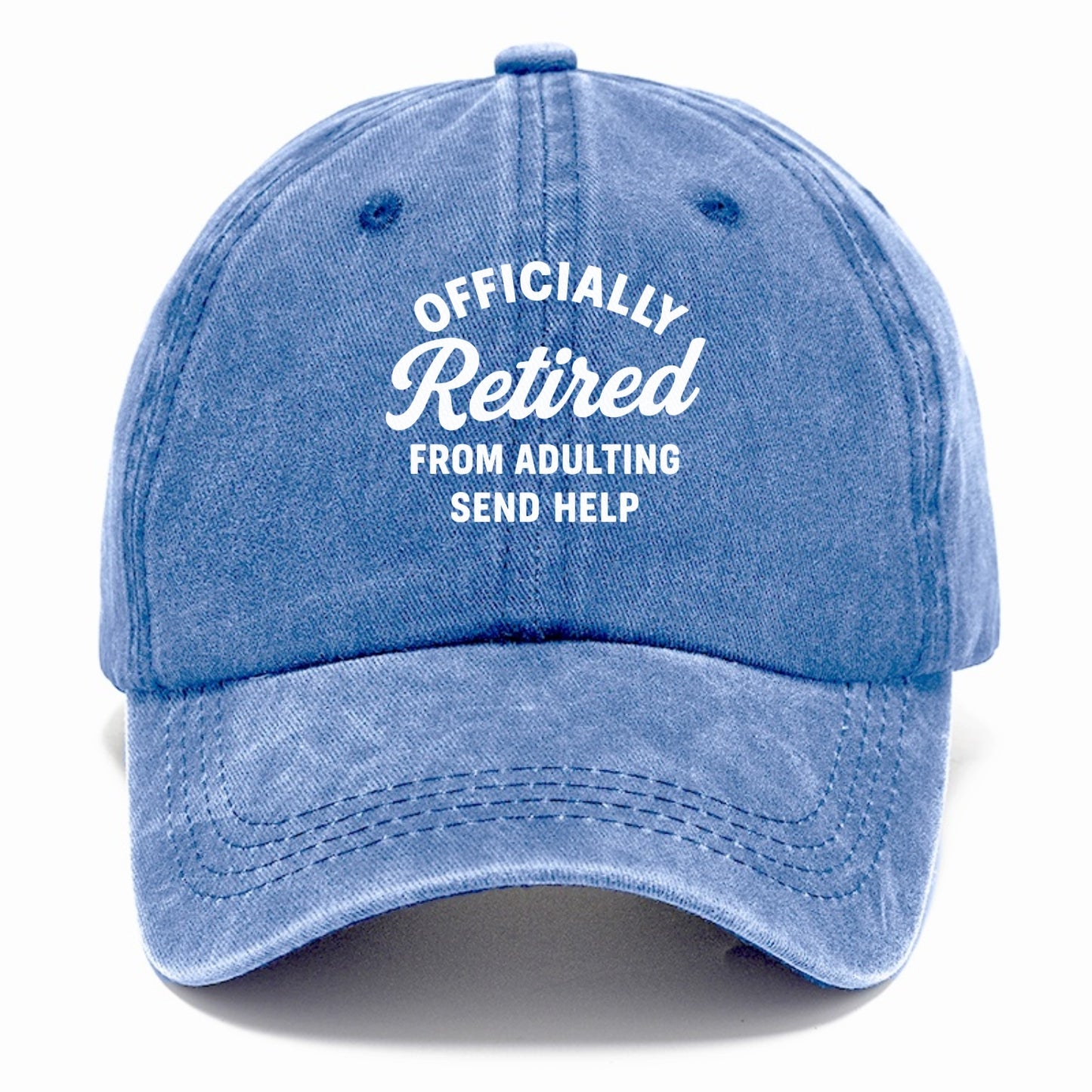 officially retired send help humor Hat