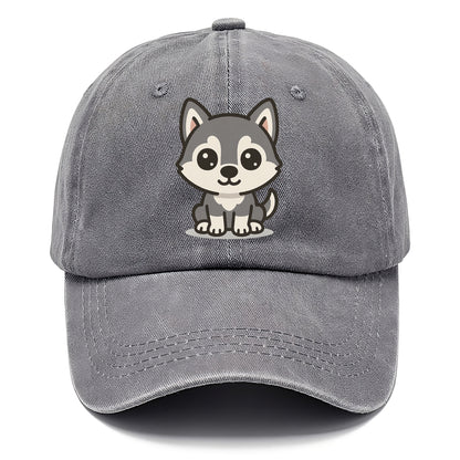 noble-siberian-husky-adventurer Hat