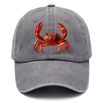 crab portrait design Hat