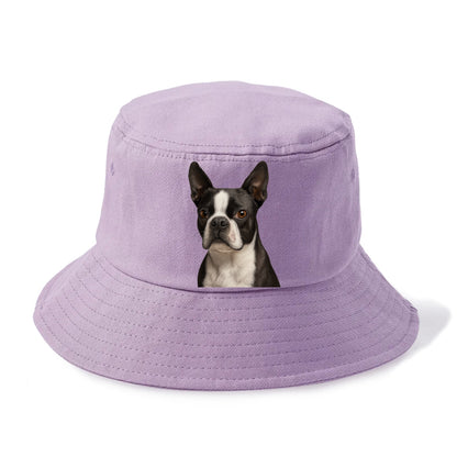 boston terrier portrait design Hat