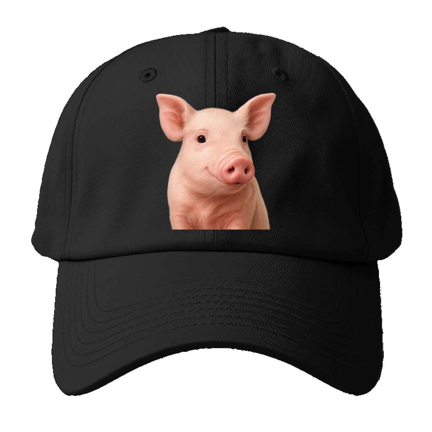 pig portrait design Hat