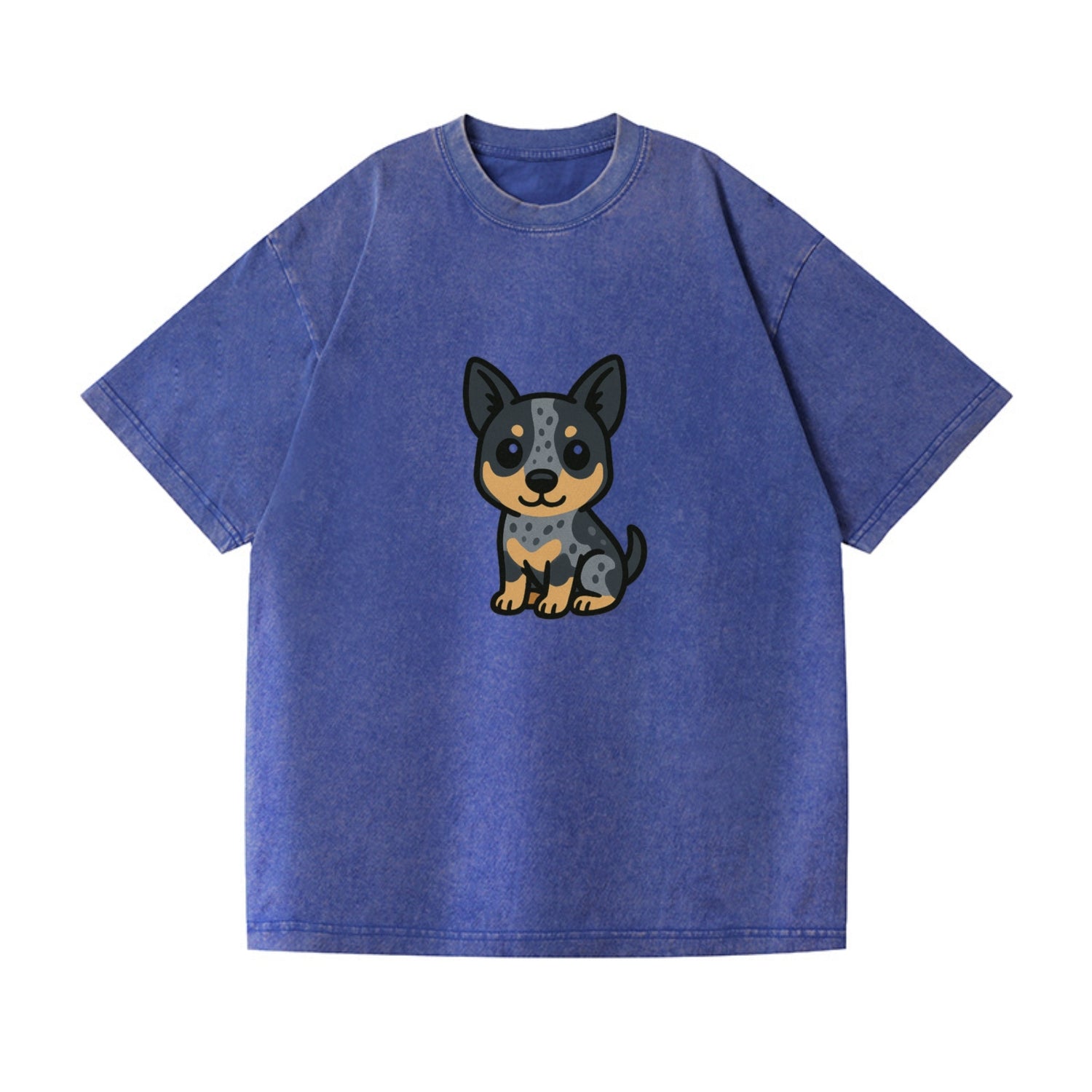 australian cattle dog blue heeler sitting pose portrait design Hat