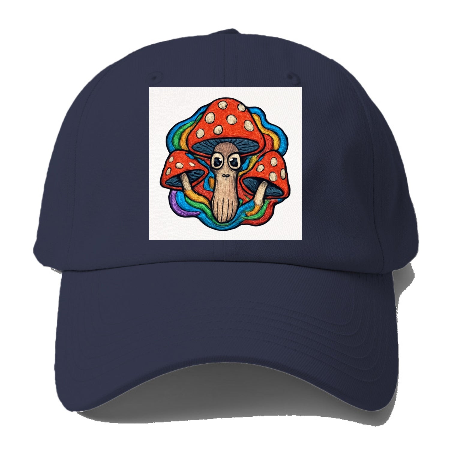 trippy mushrooms with psychedelic aura Hat