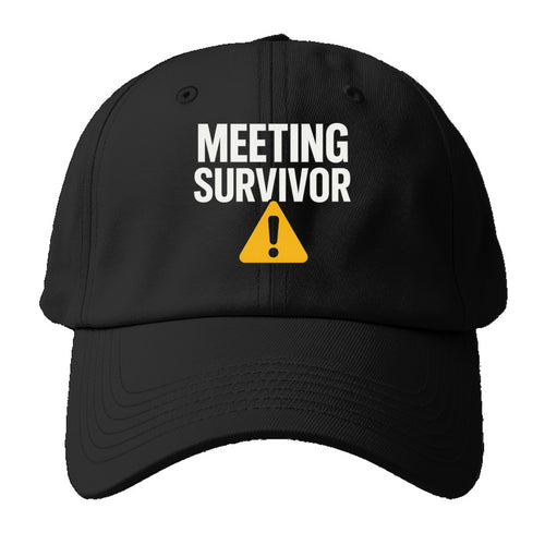 Meeting Survivor Baseball Cap For Big Heads