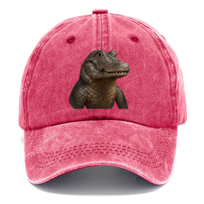 alligator portrait design Hat