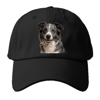blue merle border collie agile mind Hat