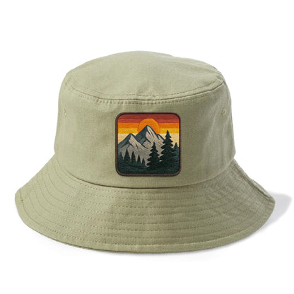 mountain sunset hues Hat