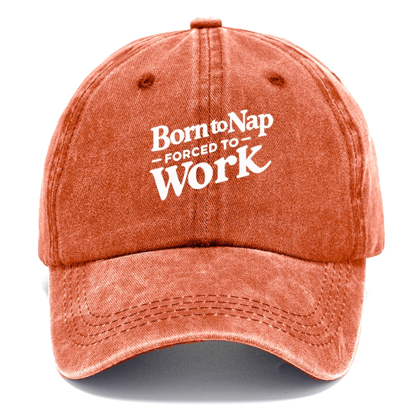 born to nap forced to work Hat