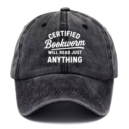 certified bookworm hat Hat