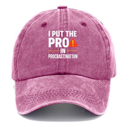 pro in procrastination Hat