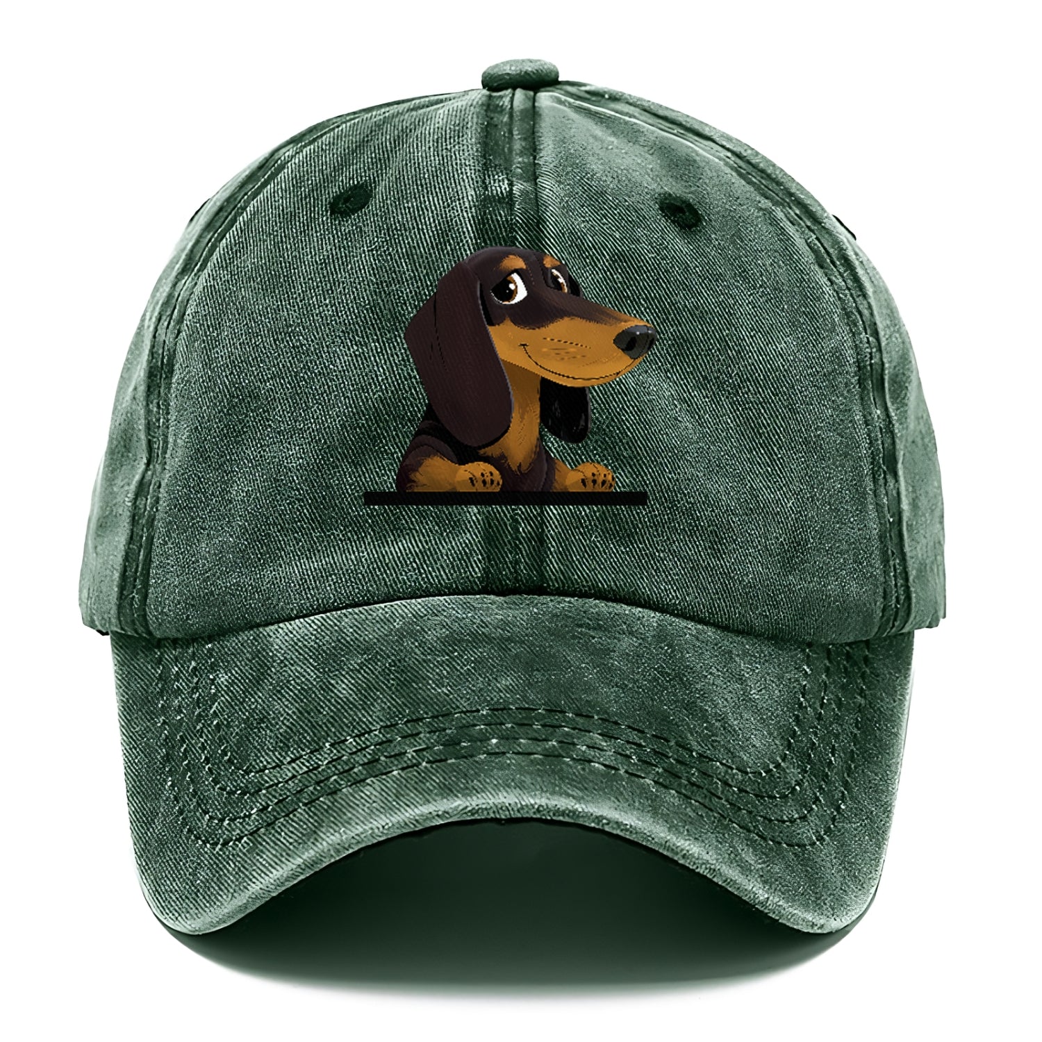 retro-dachshund-playful-spirit Hat