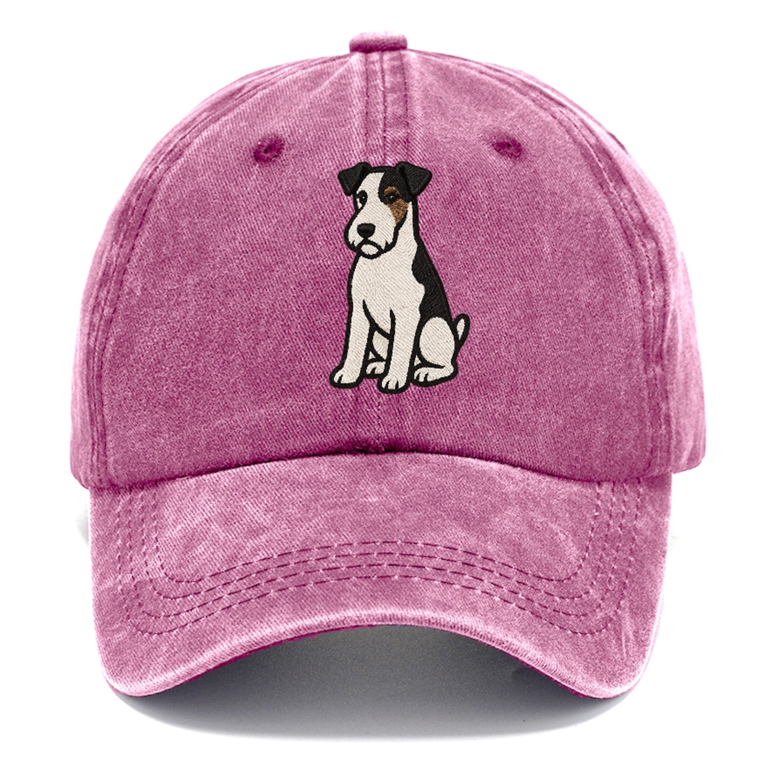 wire-fox-terrier-white-black-markings-spirited-charm Hat