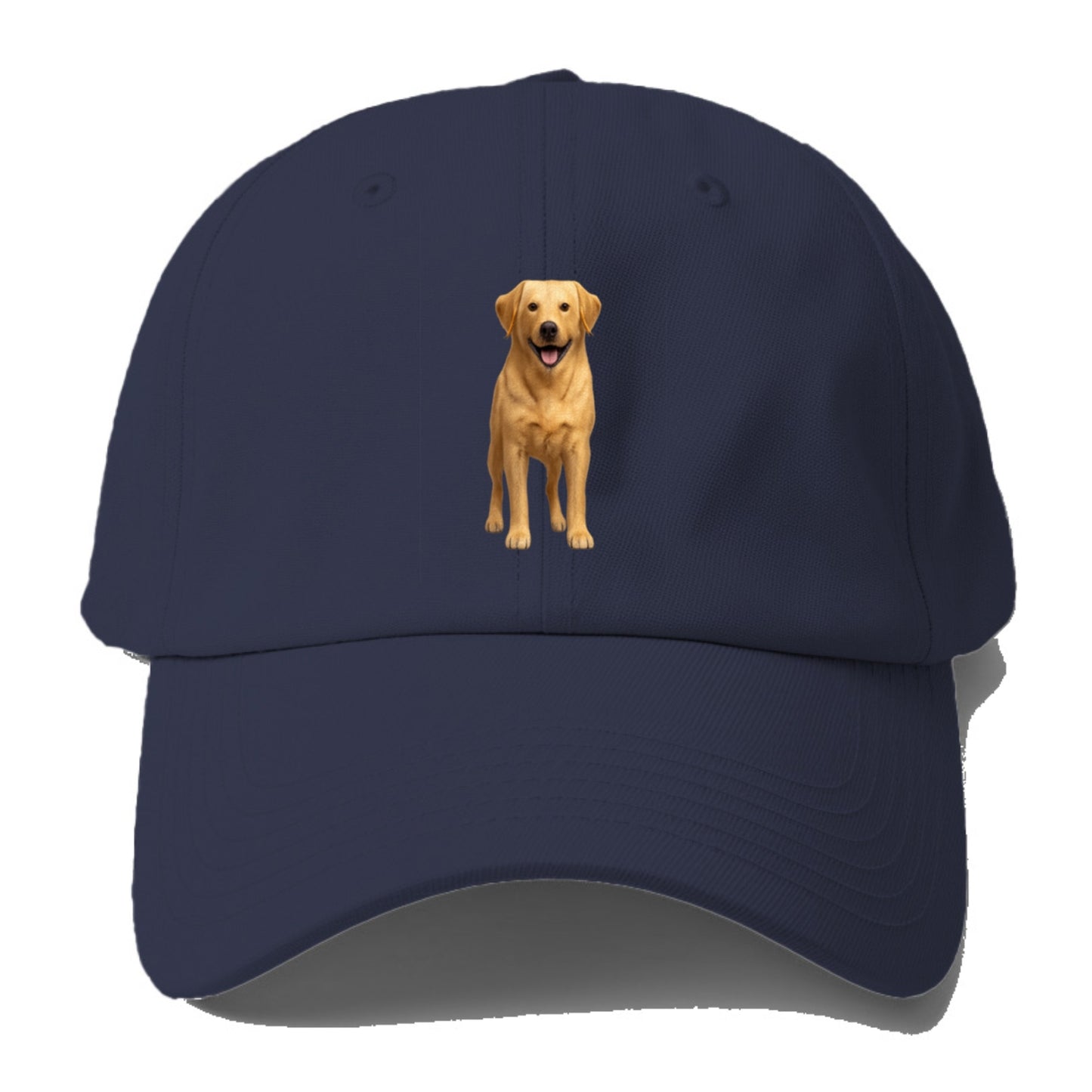 happy golden labrador retriever portrait Hat