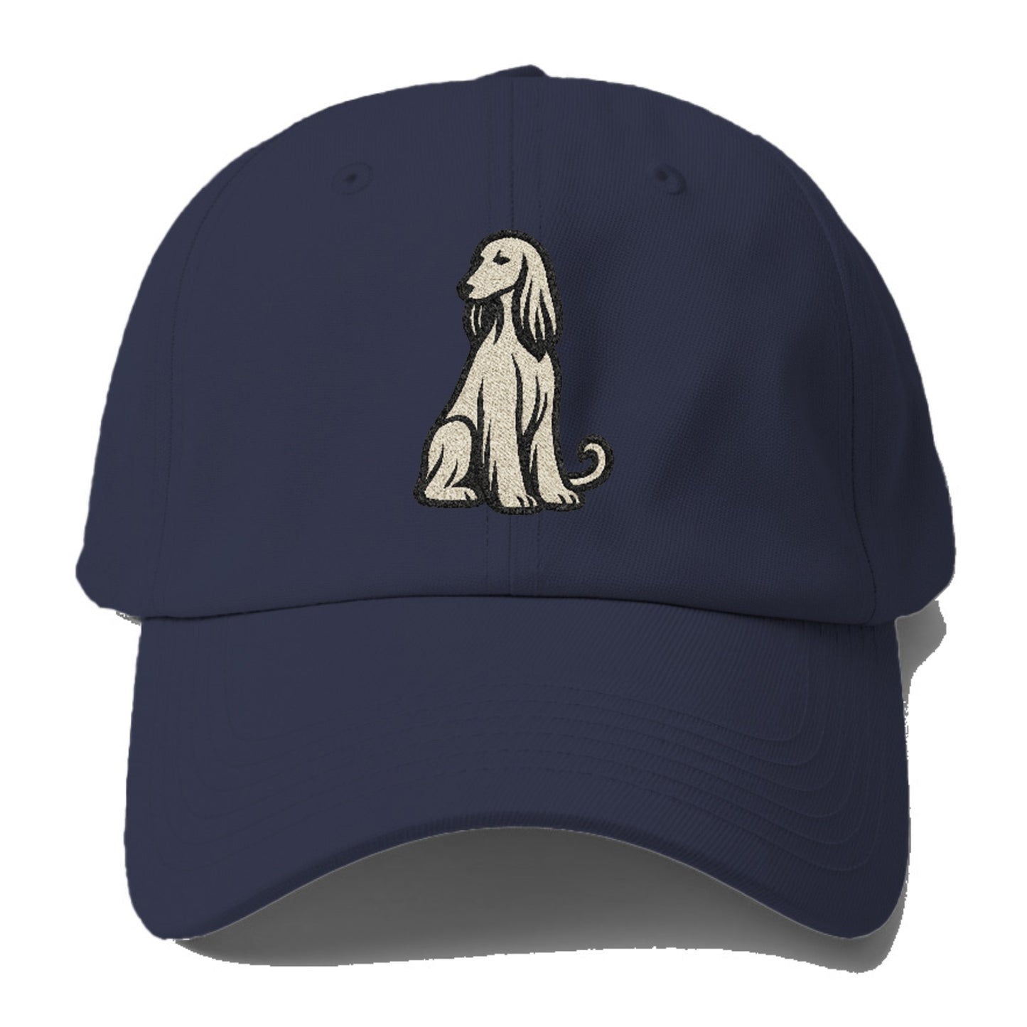 Afghan Hound Cream Colored Design Hat
