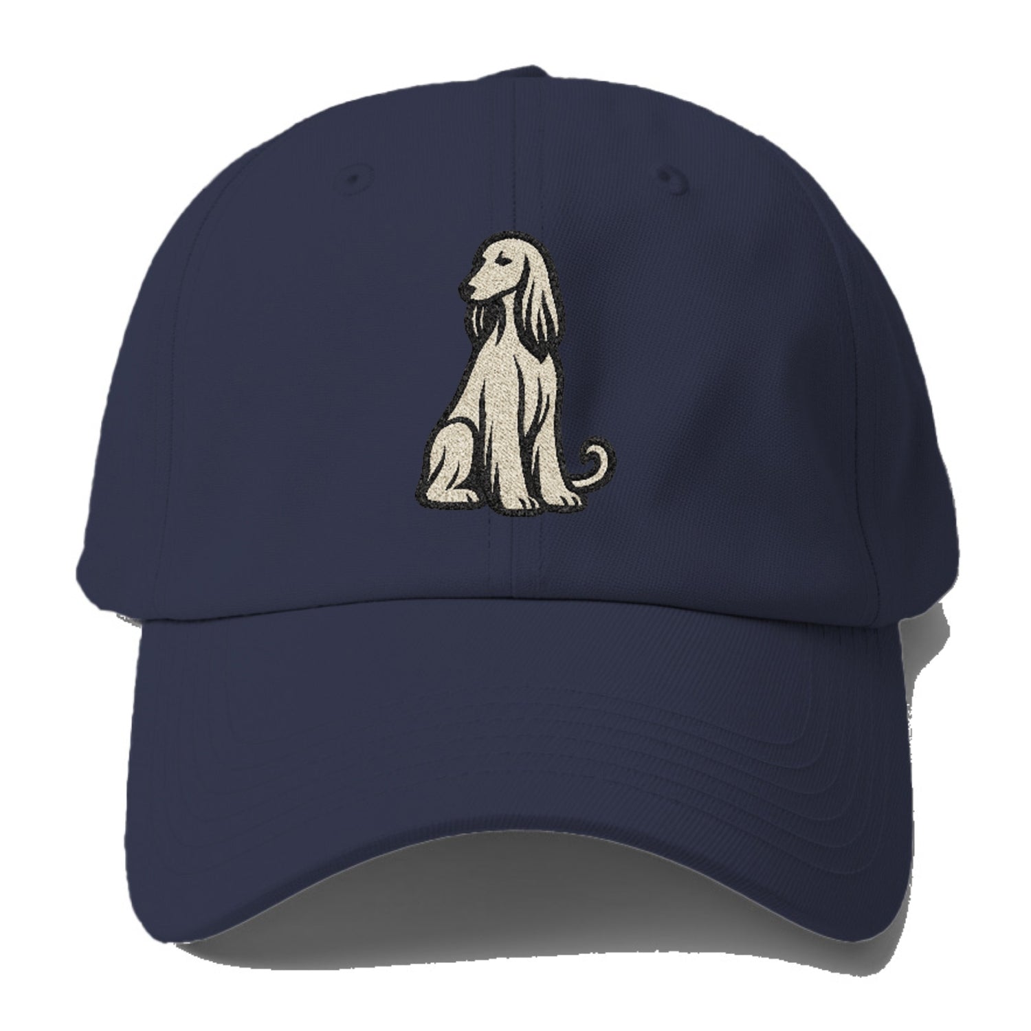 Afghan Hound Cream Colored Design Hat