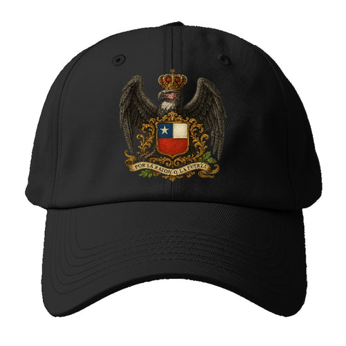 Chile Heritage Condor Badge Baseball Cap For Big Heads
