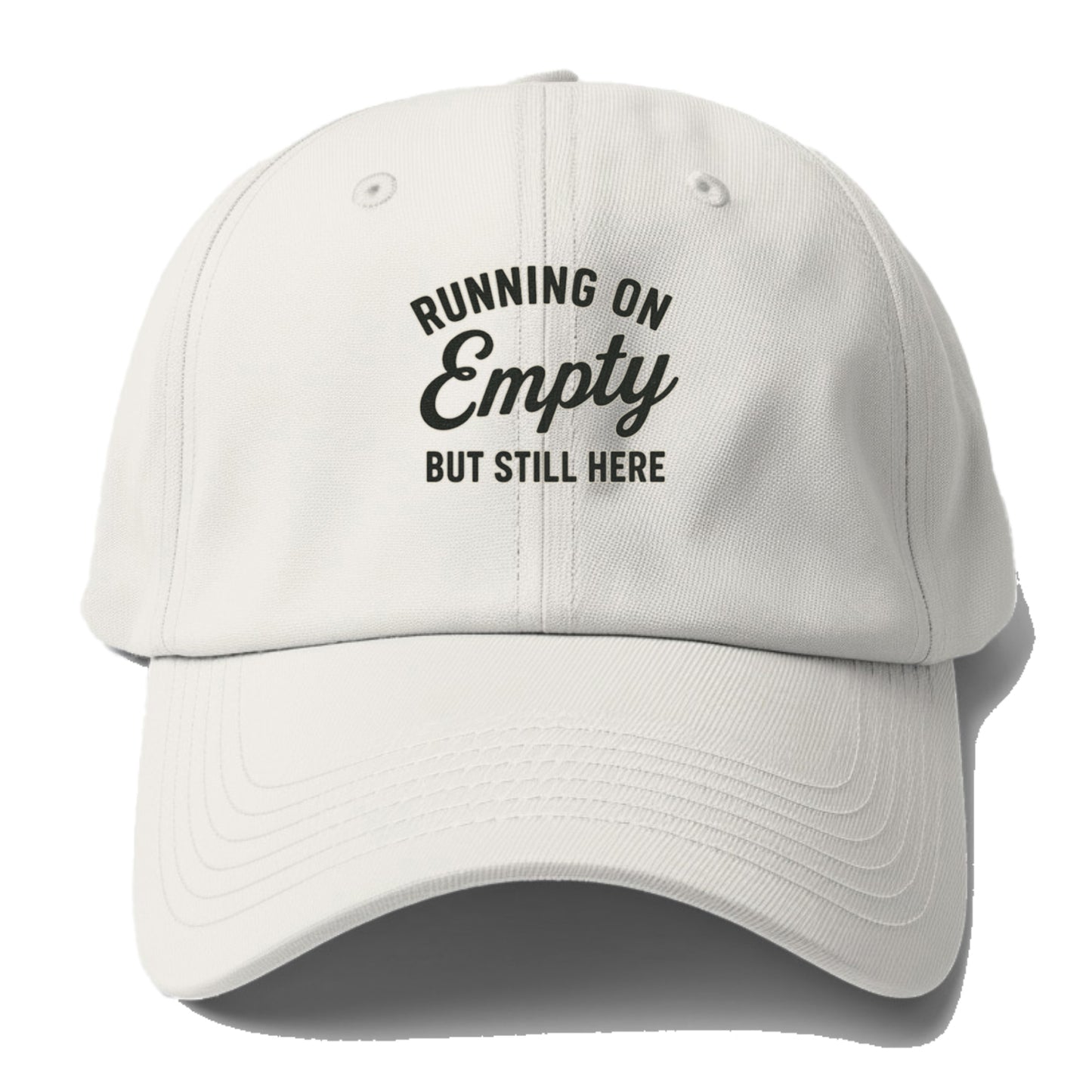 running on empty but still Hat