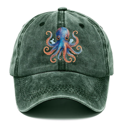 octopus cute creature Hat