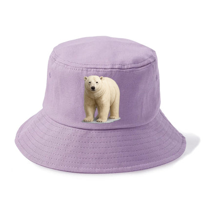 majestic polar bear front portrait Hat