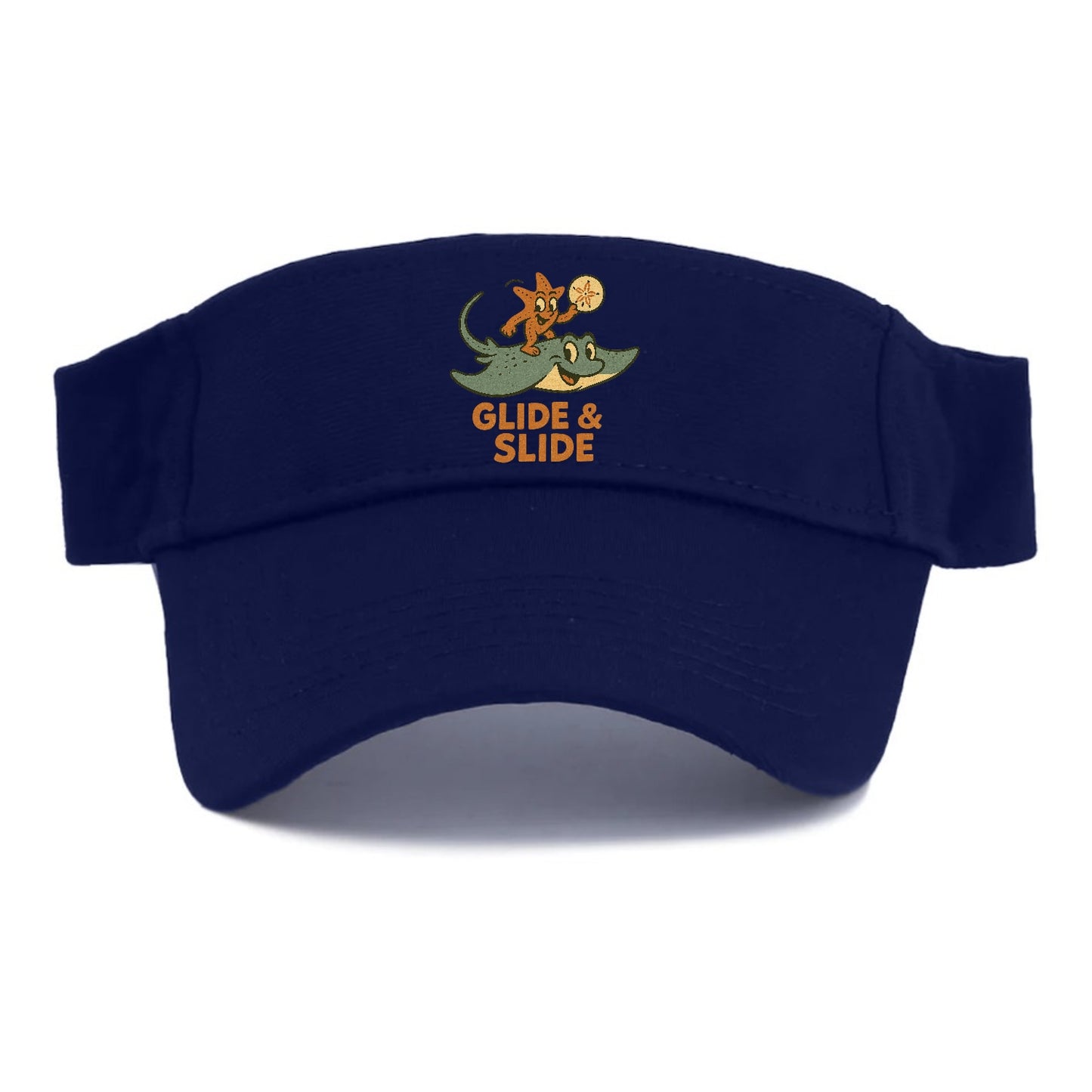 stingray-starfish-sand-dollar-glide-slide Hat