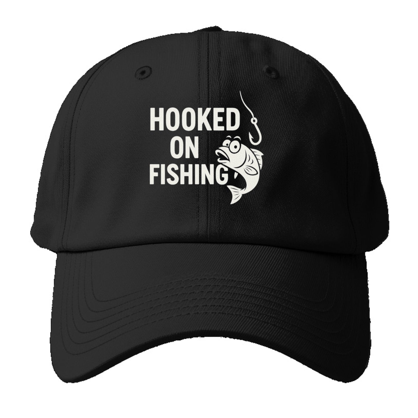 hooked on fishing Hat