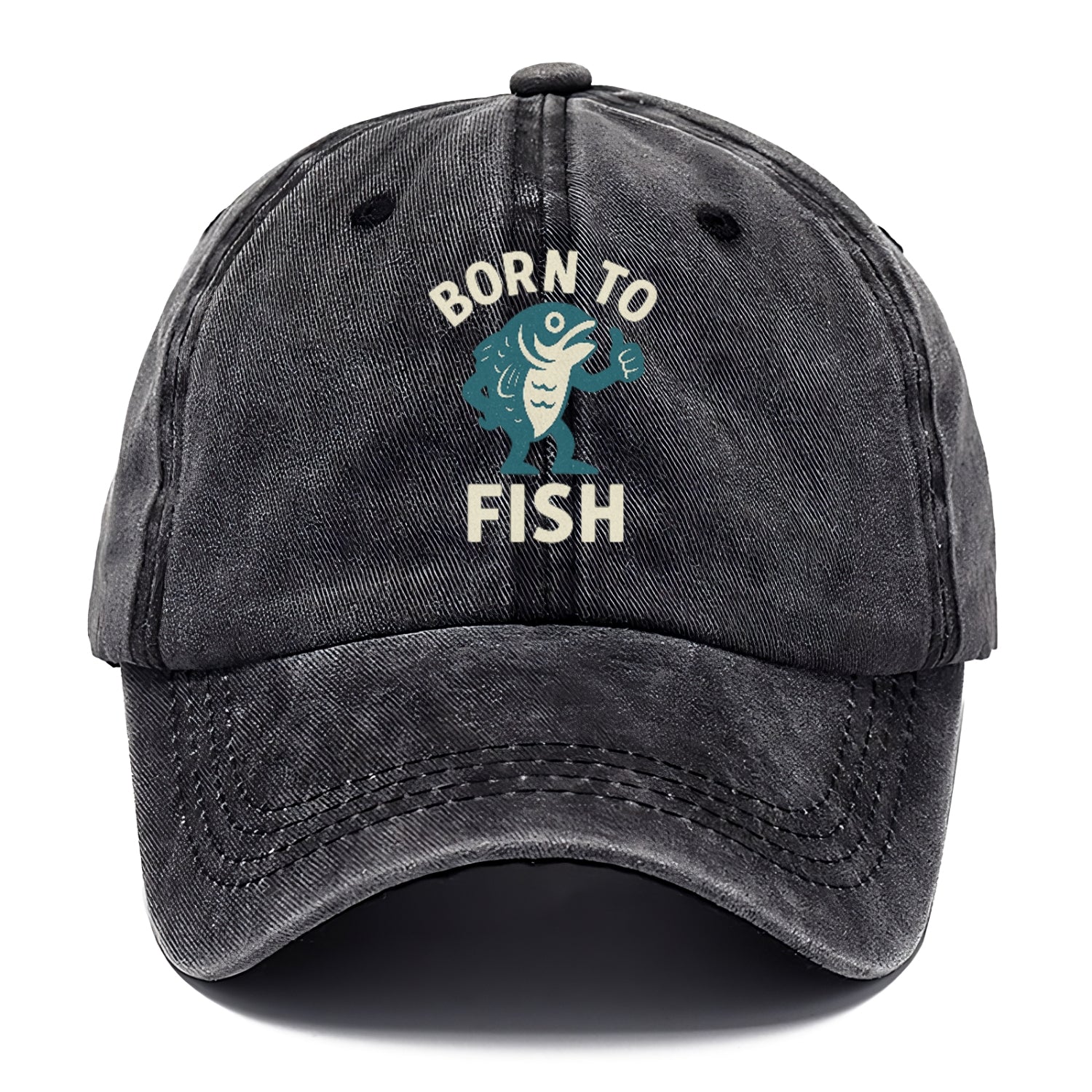 born to fish Hat