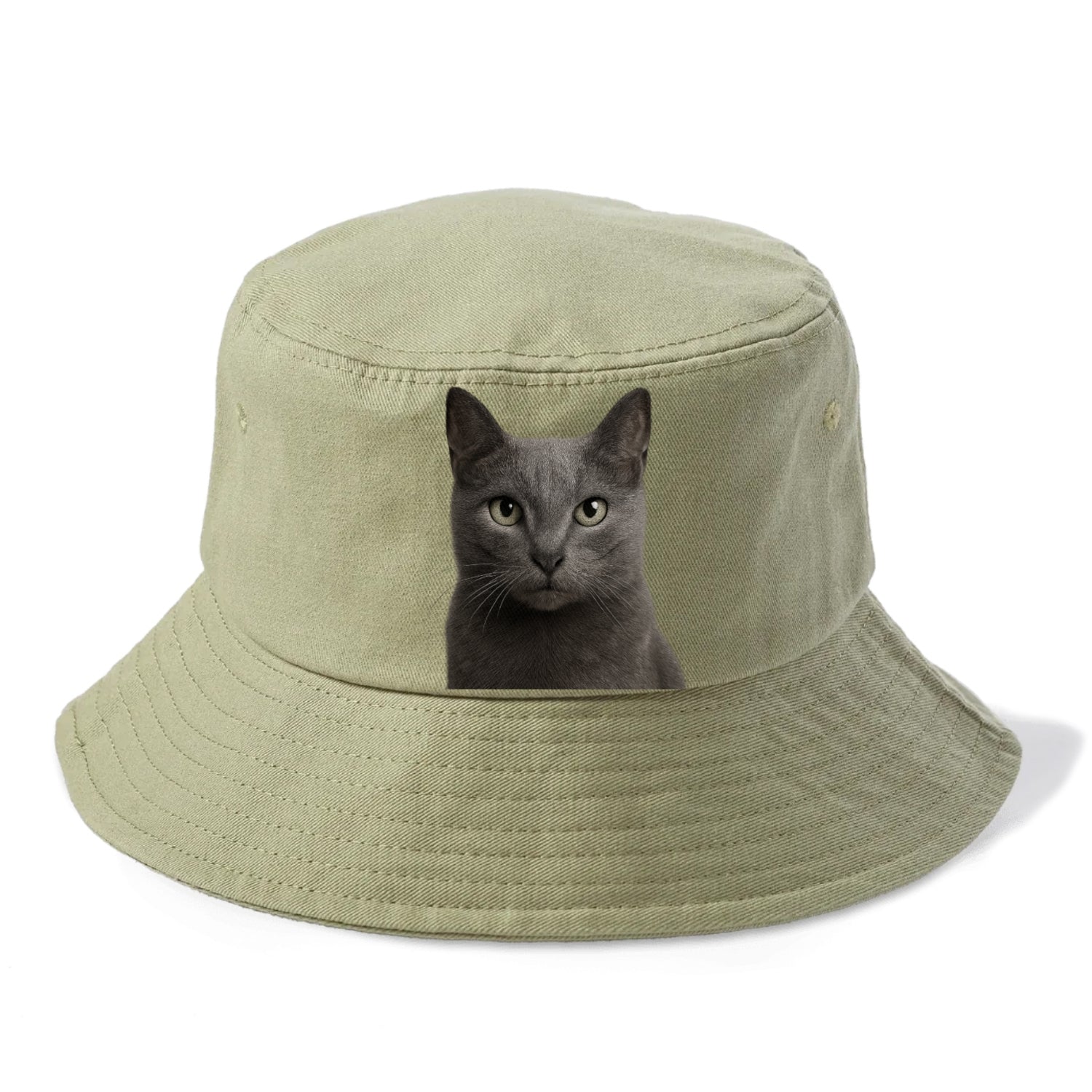 russian blue portrait design Hat