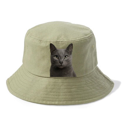 russian blue portrait design Hat