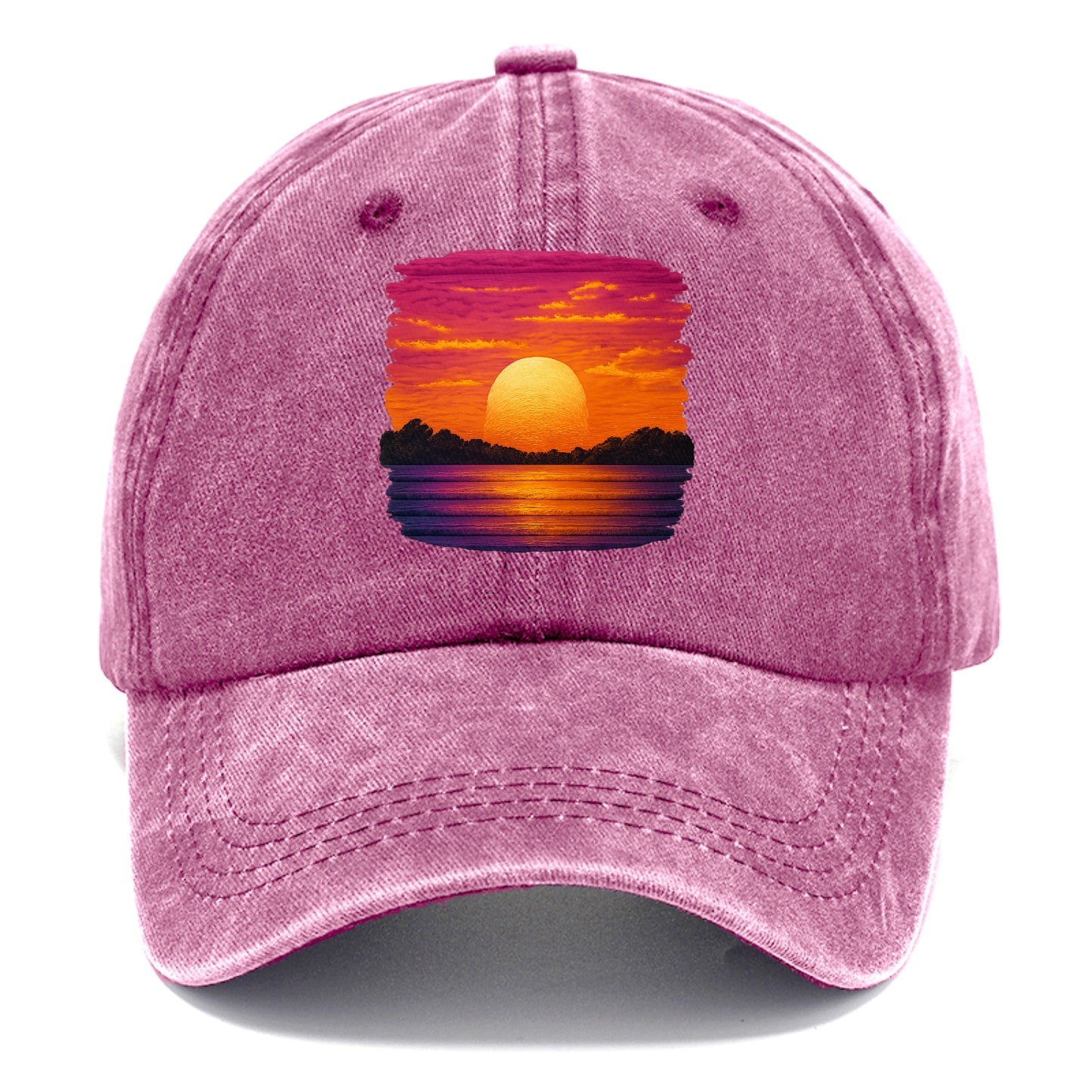 serene sunset hues Hat