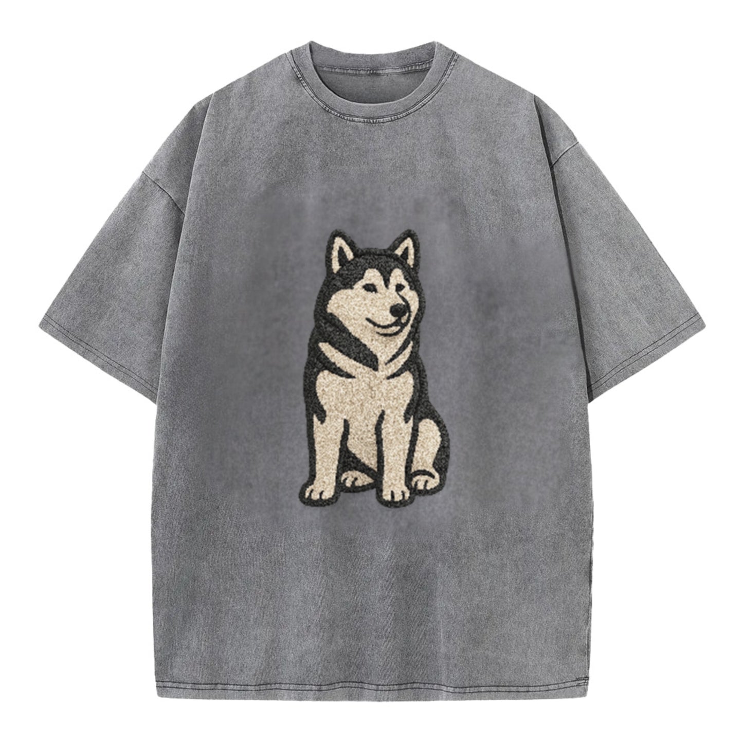 Alaskan Malamute Gray And White Pose Hat