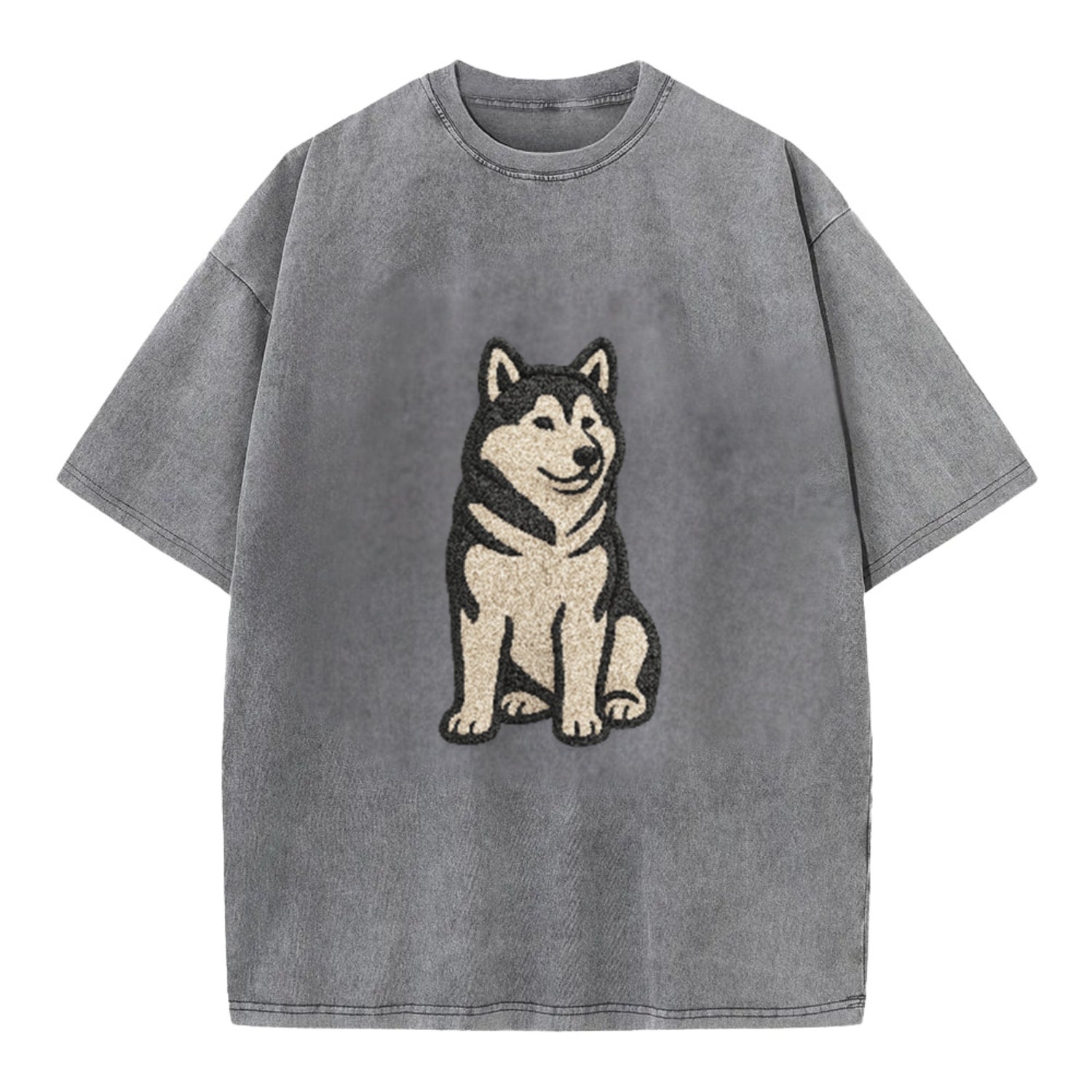 Alaskan Malamute Gray And White Pose Hat