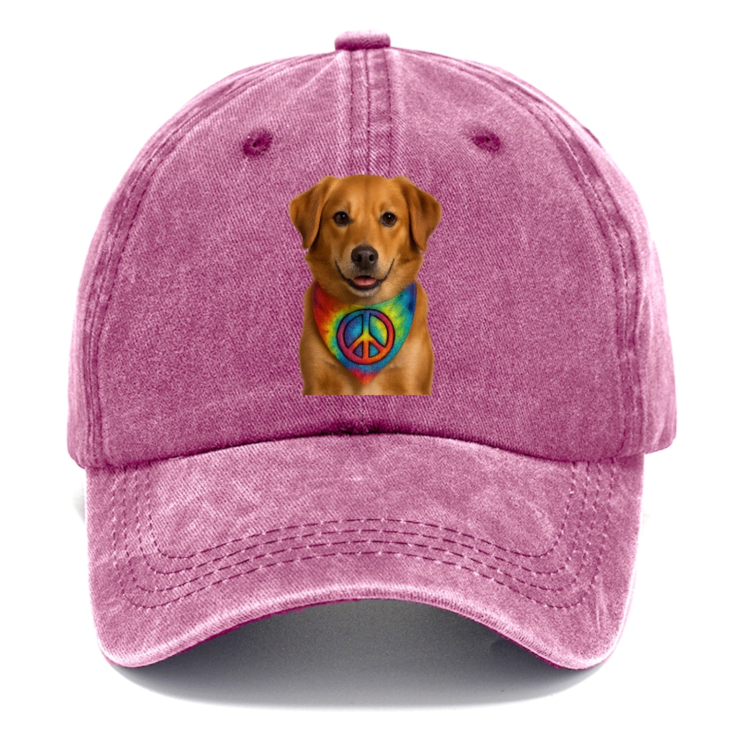 peace sign portrait design Hat