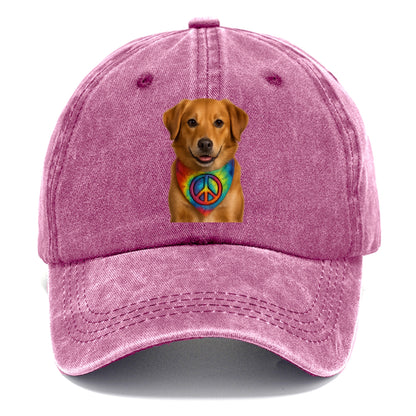 peace sign portrait design Hat