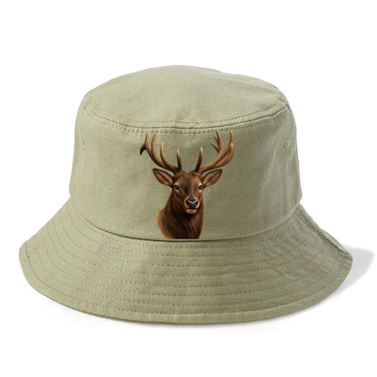 elk portrait design Hat