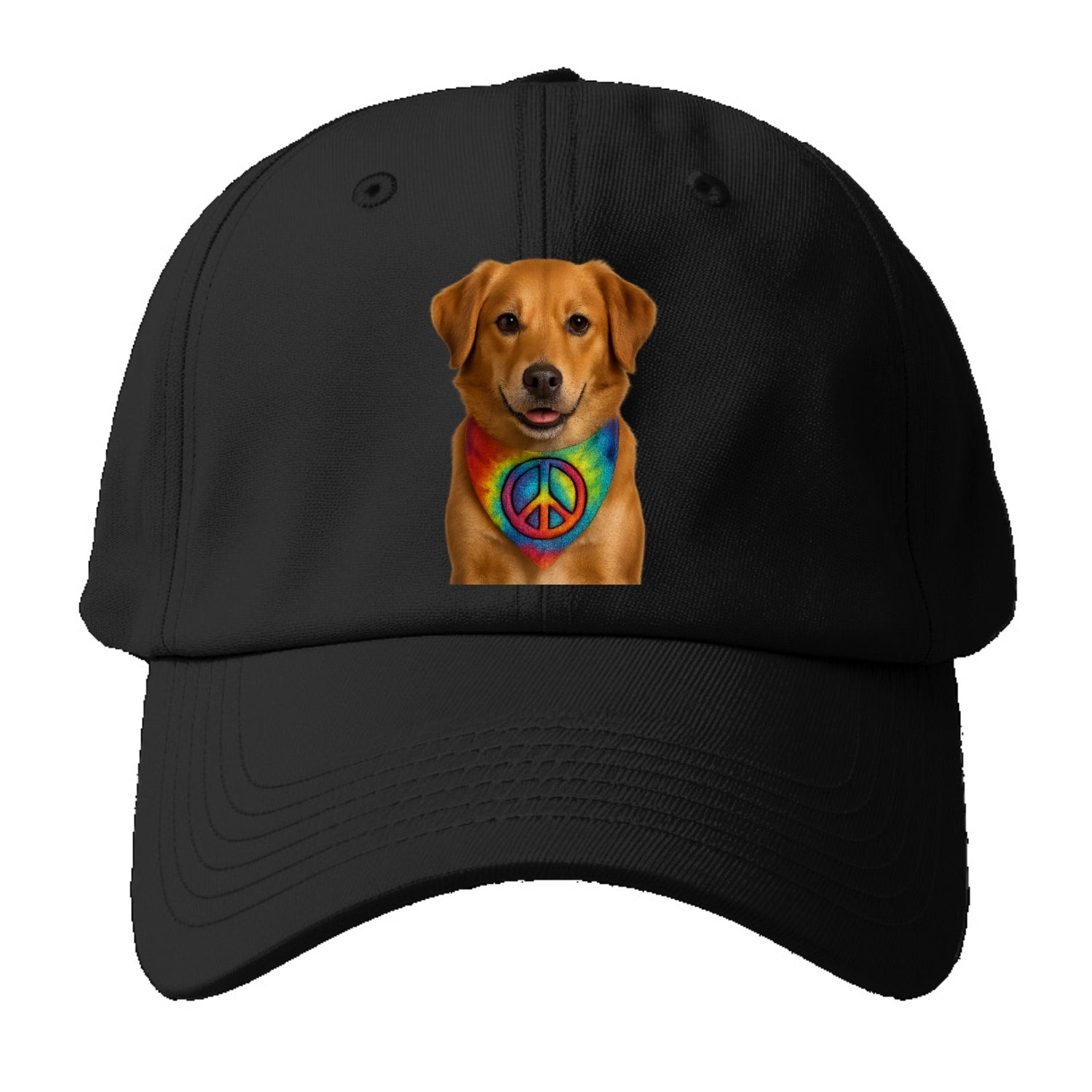 peace sign portrait design Hat