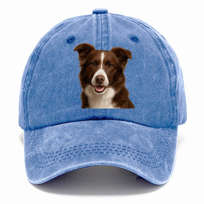 chocolate border collie: sweet & smart devotion Hat