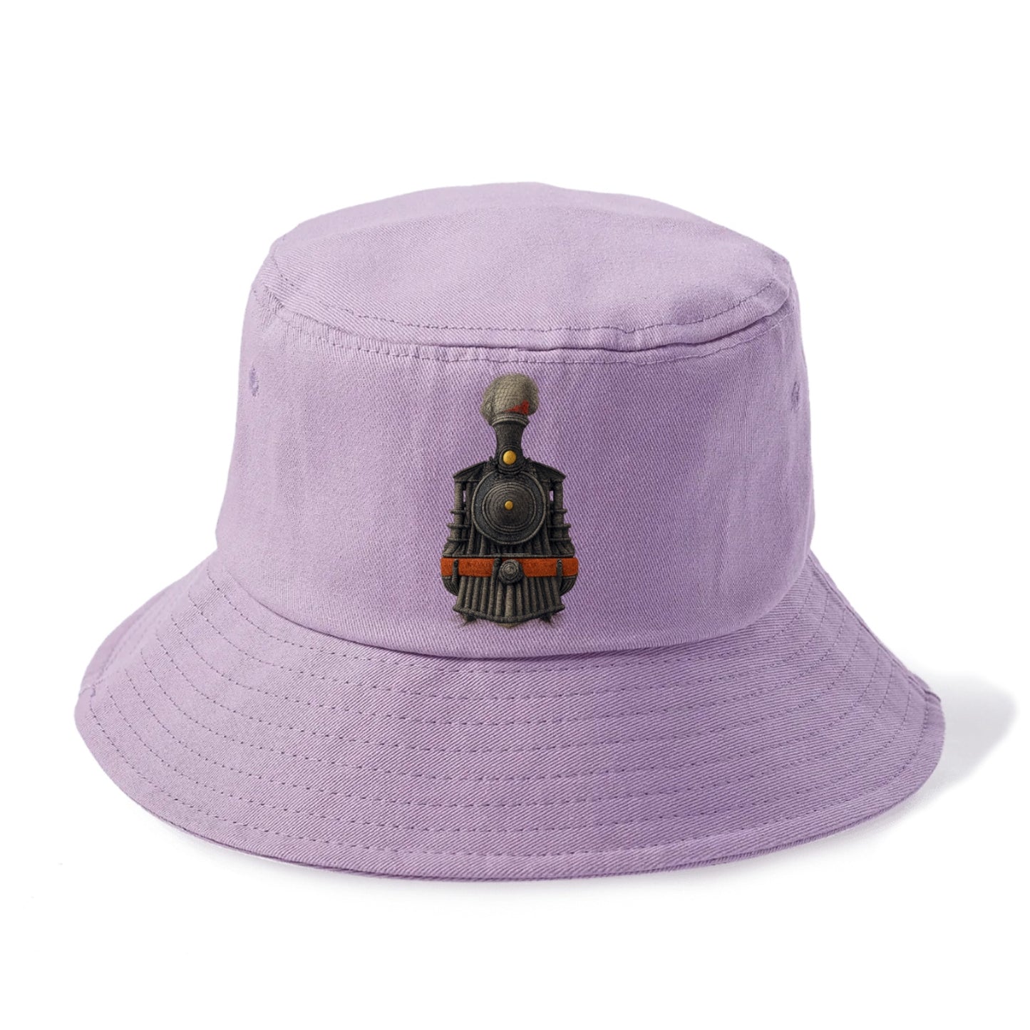 steam engine textured train illustration Hat