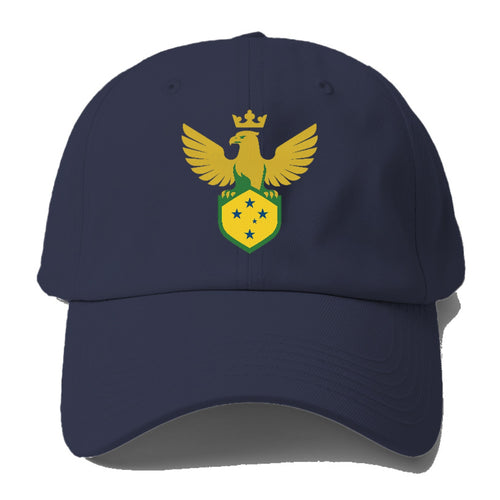 Brazil Eagle Emblem Baseball Cap For Big Heads