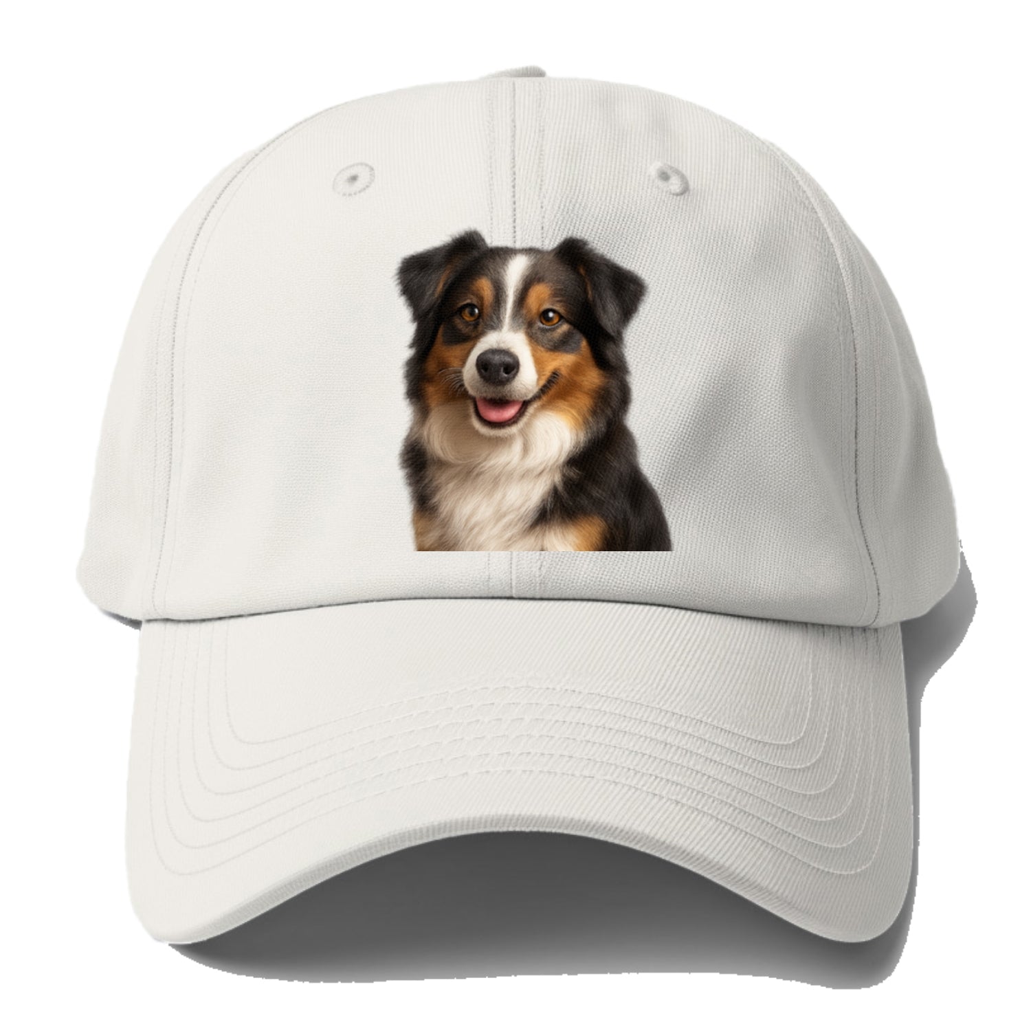 mini australian shepherd portrait design Hat